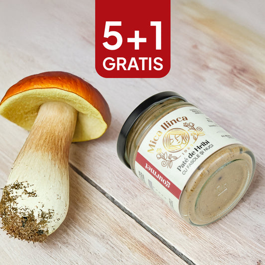 Pate de hribi cu fasole și nuci