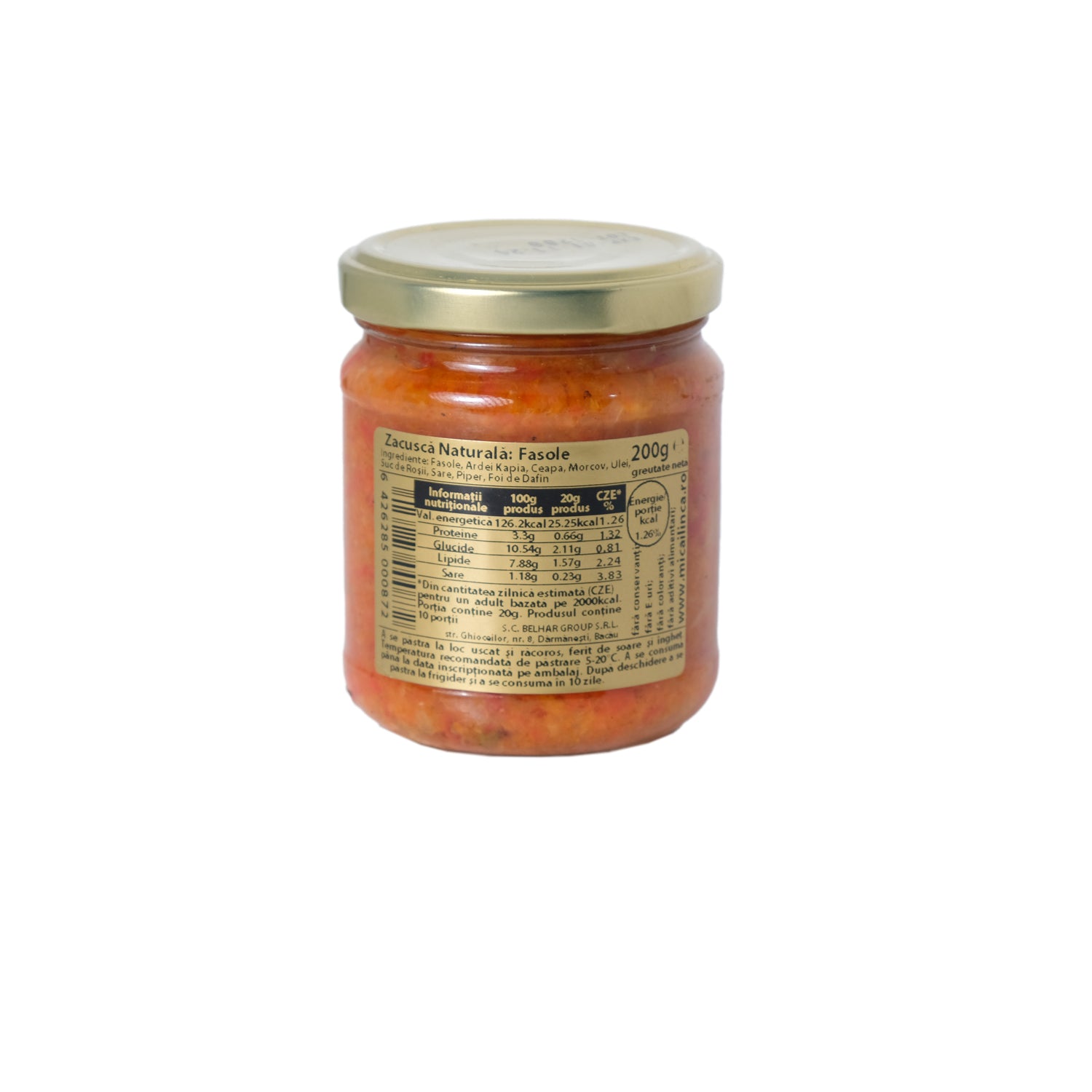 Zacuscă naturală de fasole